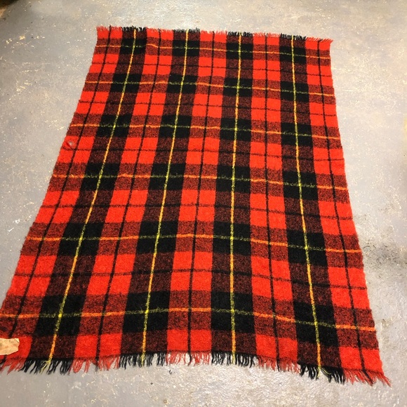 Vintage 60s Craig-Na-Creidhe Mohair Wool Blanket - Picture 7 of 7